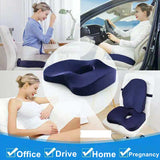Non-Slip Orthopedic Memory Foam Seat Cushion