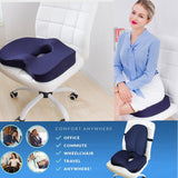 Non-Slip Orthopedic Memory Foam Seat Cushion
