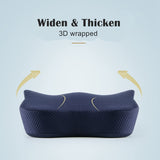 Memory Foam Lumbar Support Back Cushion Firm Pillow
