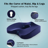 Non-Slip Orthopedic Memory Foam Seat Cushion